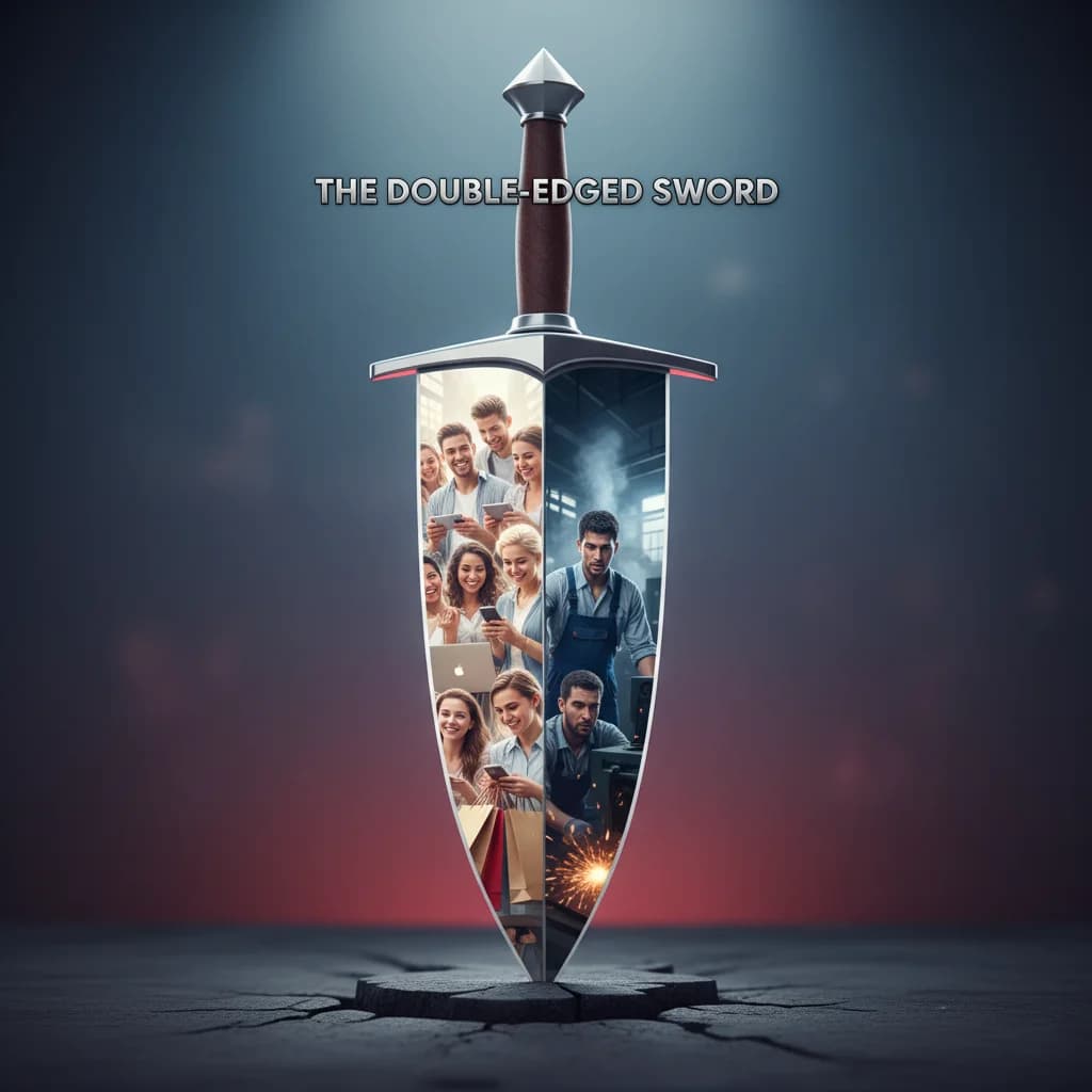 شمشیر دولبه ابررقابت: رفاه مصرف‌کننده، ناامنی نیروی کار و چالش نابرابری