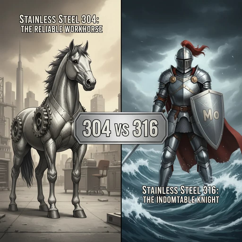 ورق استیل 304 یا استیل 316:یک راهنمای عملی