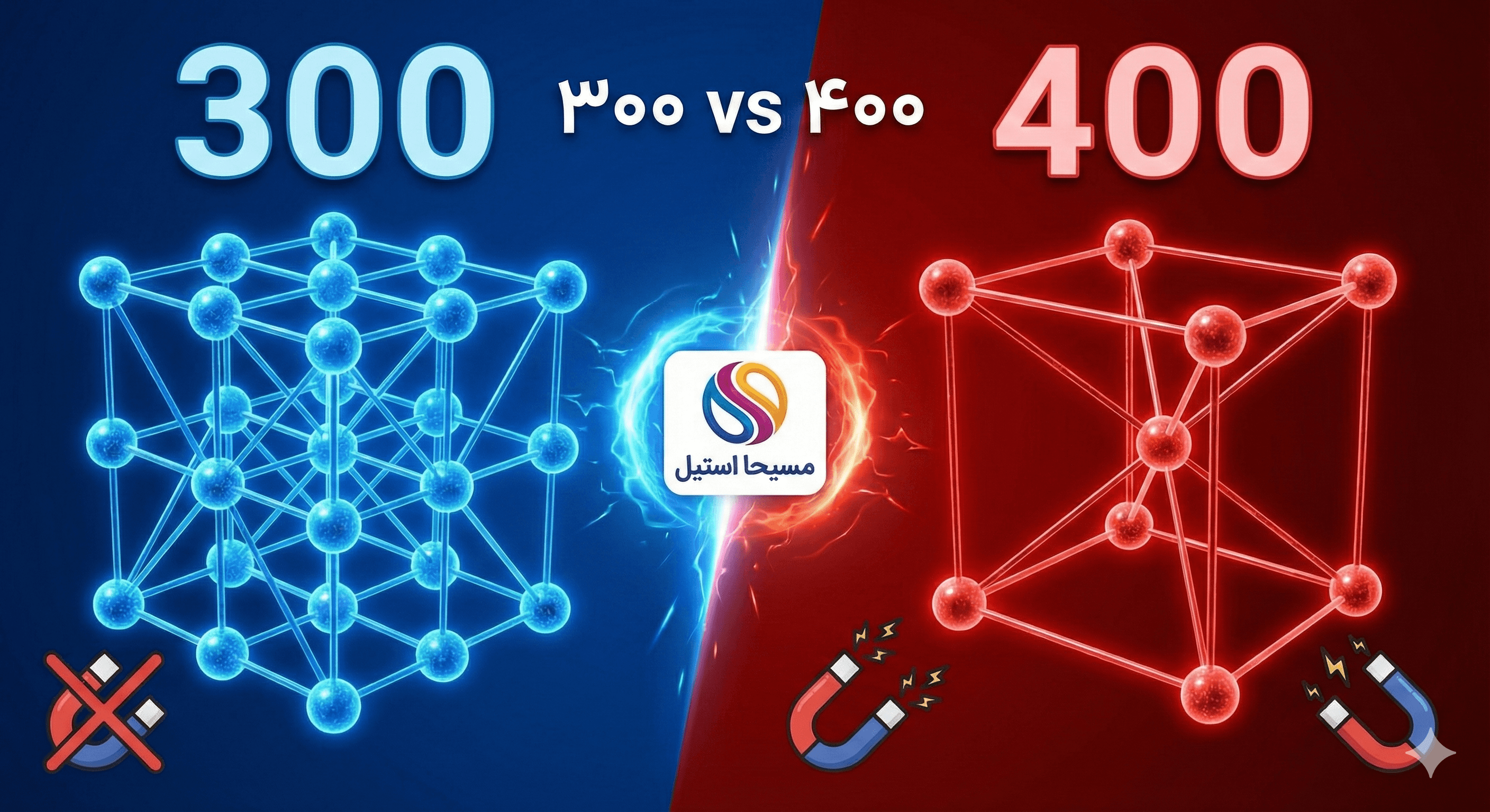 راهنمای جامع ورقهای فولاد ضد زنگ: نبرد سری ۳۰۰ در مقابل سری ۴۰۰