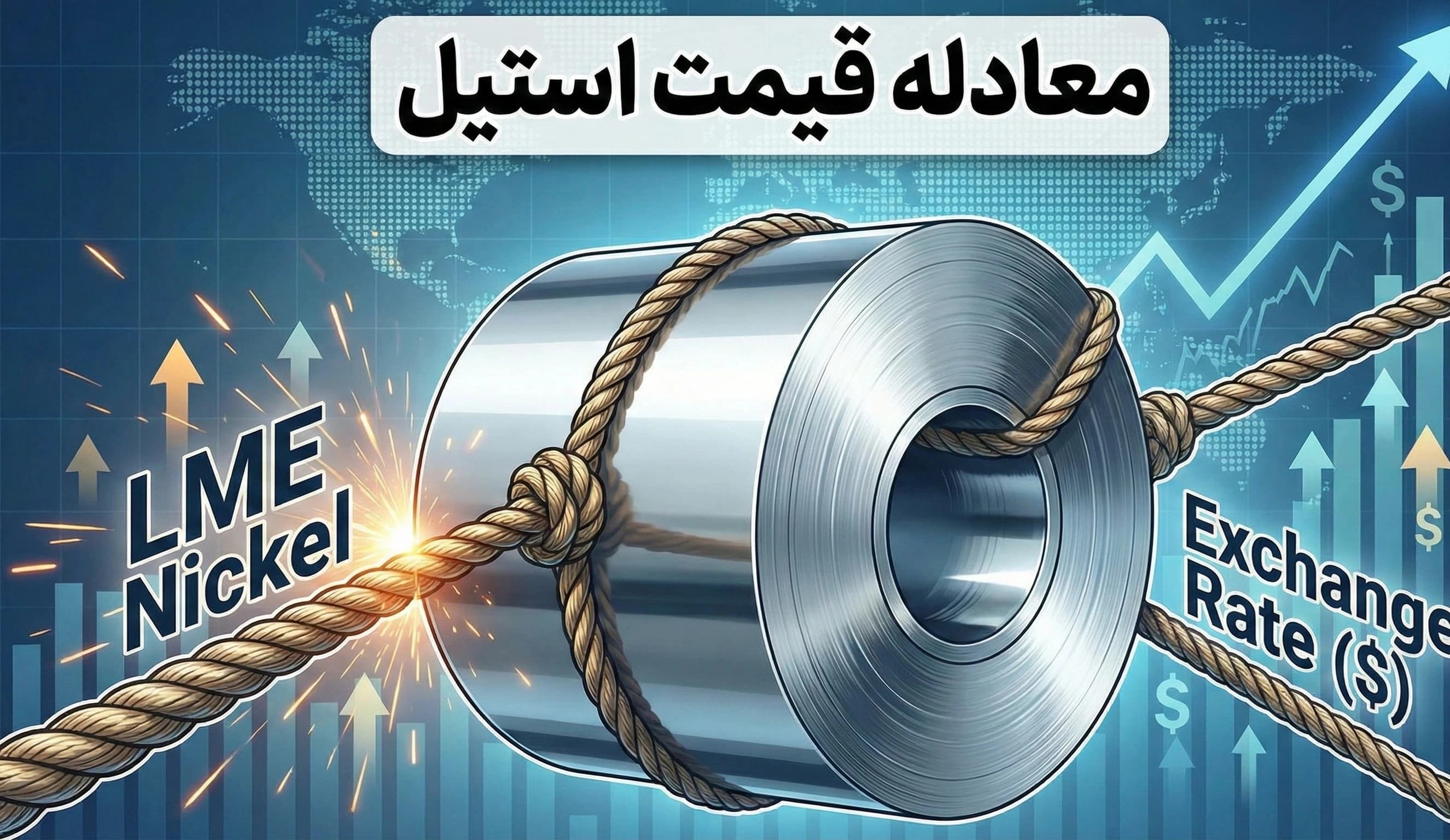 چرا قیمت ورق استیل هر روز تغییر میکند؟(عوامل تغیر_نیکل)
